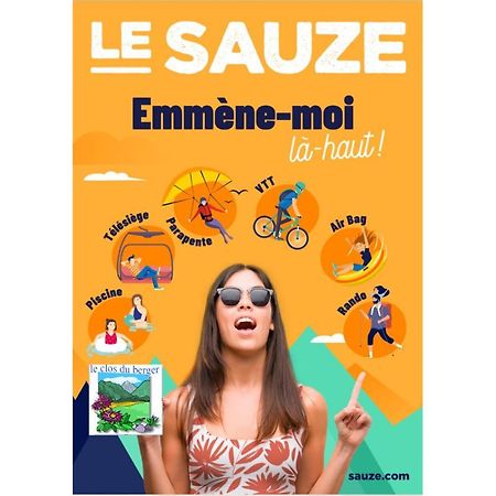 Le Clos Du Berger Le Sauze Kültér fotó