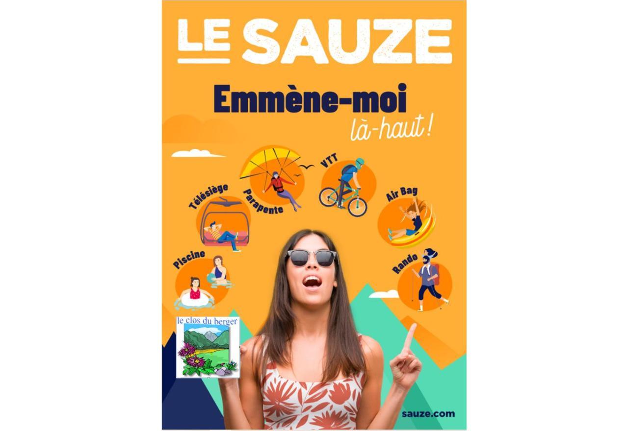 Le Clos Du Berger Le Sauze Kültér fotó