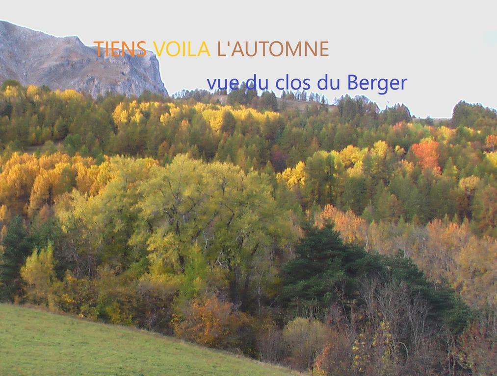 Le Clos Du Berger Le Sauze Kültér fotó