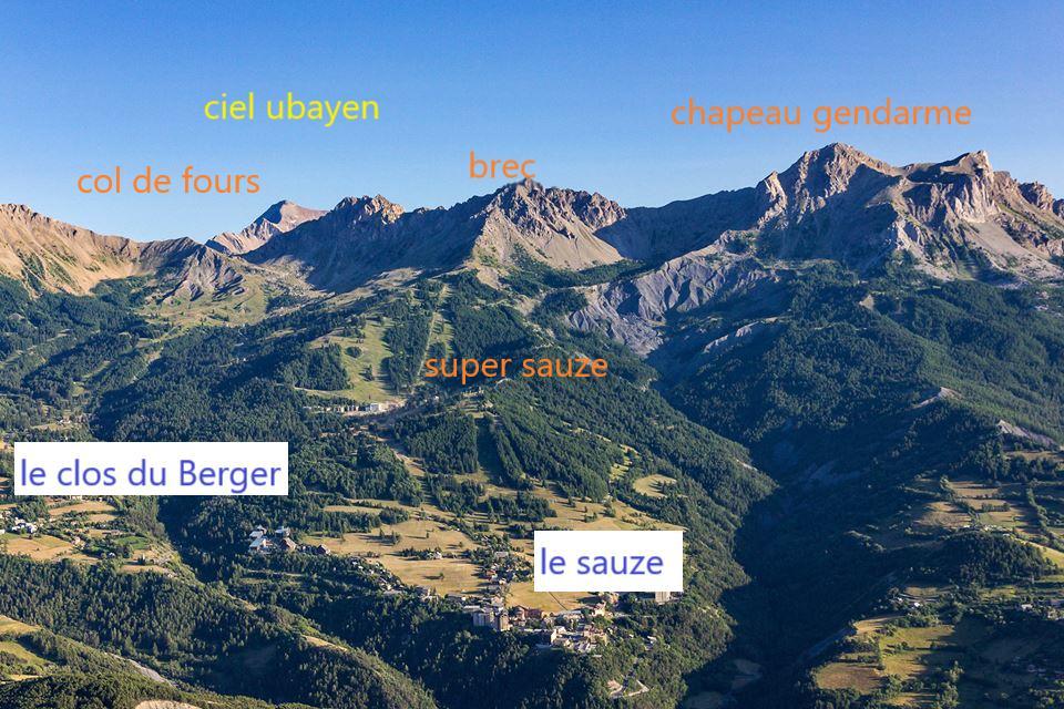 Le Clos Du Berger Le Sauze Kültér fotó